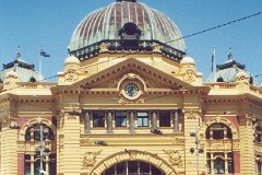 Flinter St. Station, Melbourne, November 1999